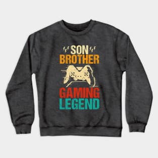 Son Brother Gaming Legend Crewneck Sweatshirt